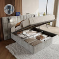 lift storage bed frame upholstered   - Temu