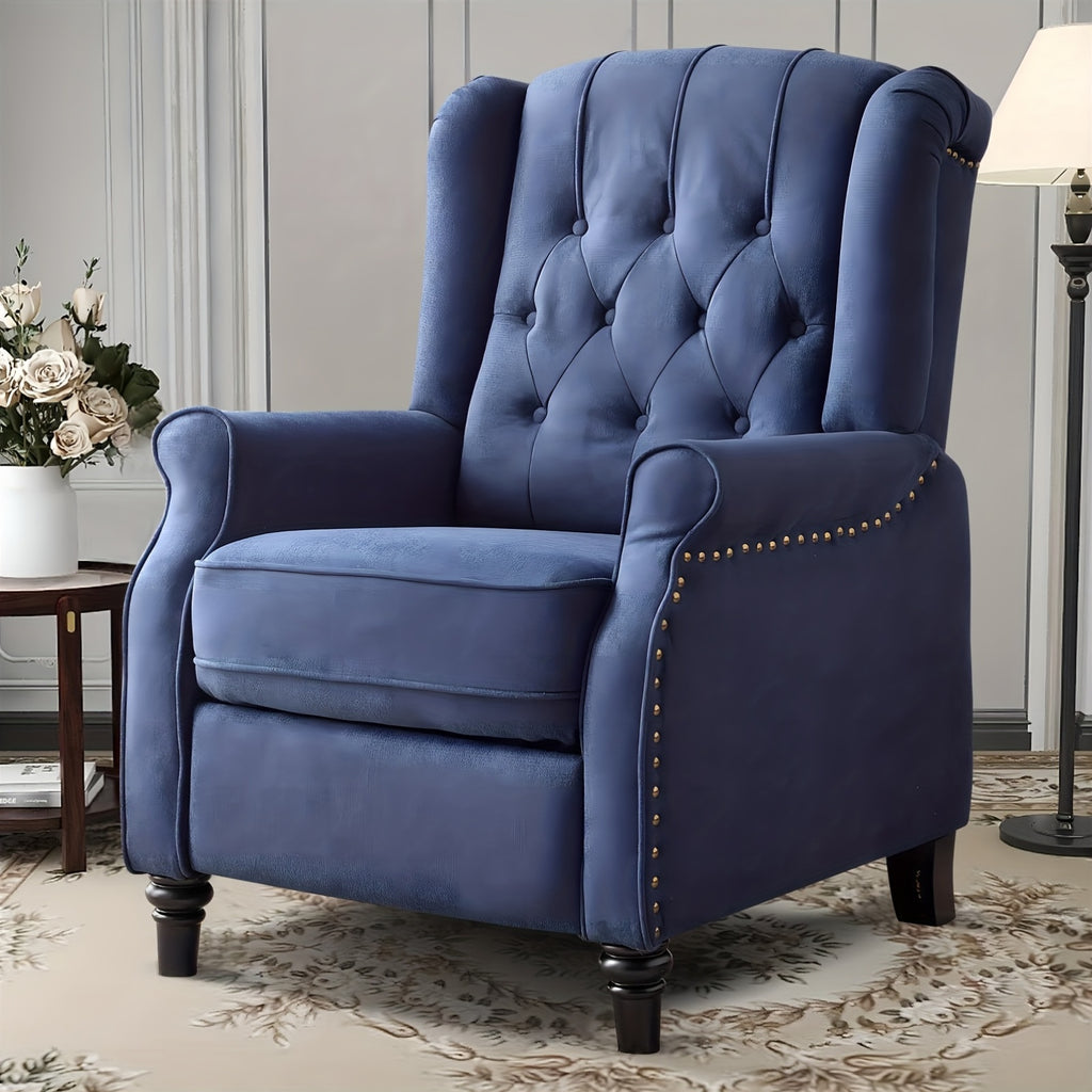 recliner chair fabric armchair push back recliner - Temu