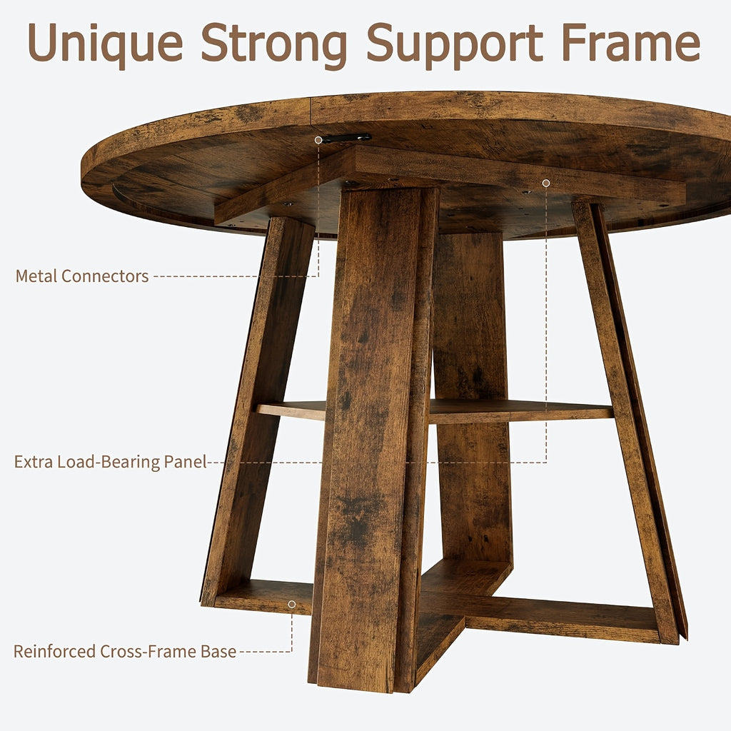 43 inch round dining table 2     - Temu