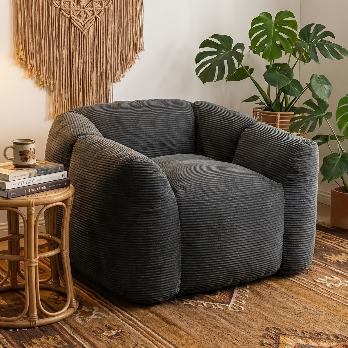 foam bean bag chair suitable living room bedroom dorm - Temu