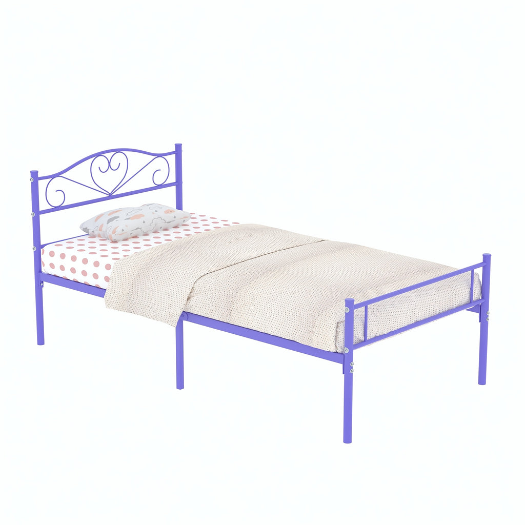 1pc   twin size metal platform bed frame classic - Temu