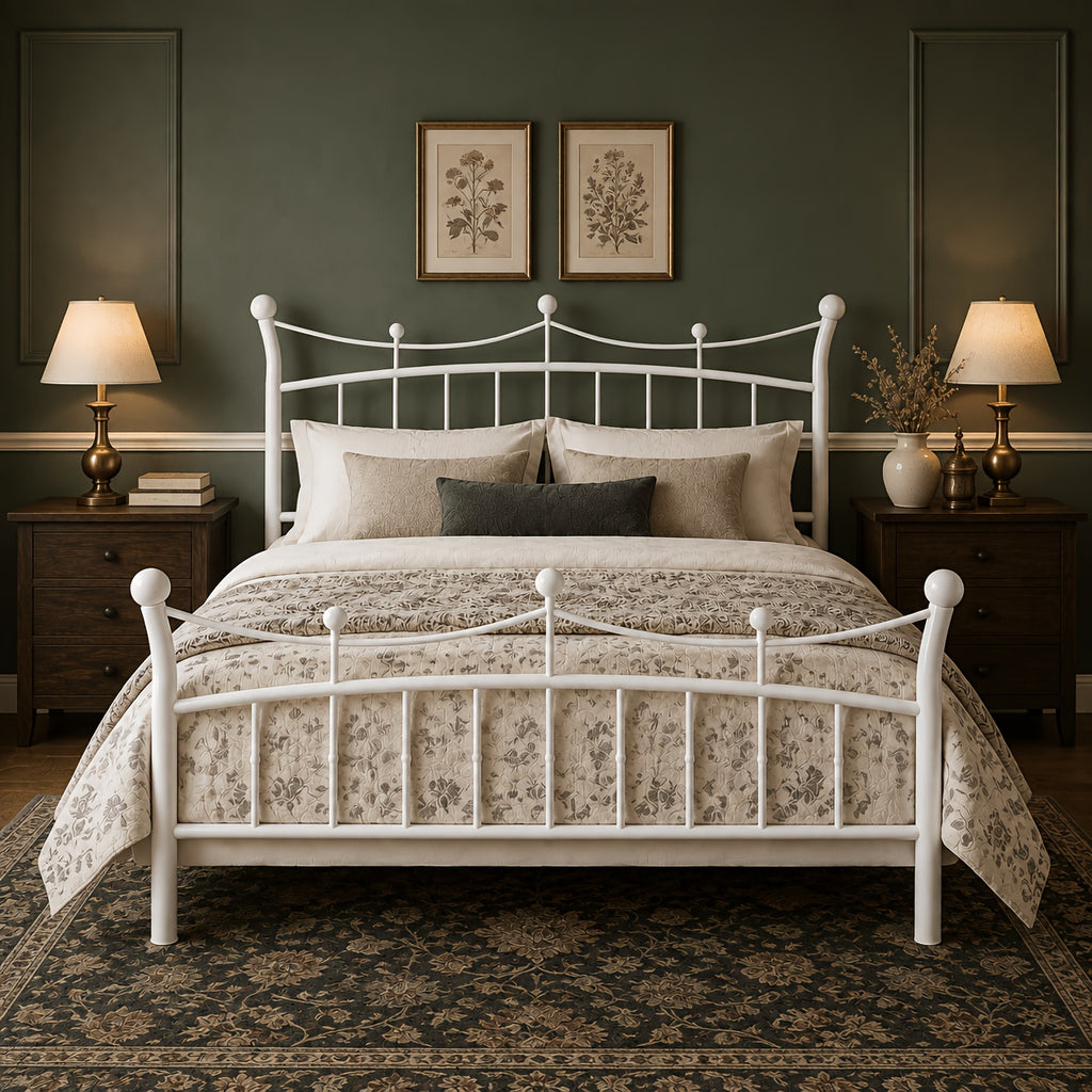 european country style   bed frame retro curved - Temu