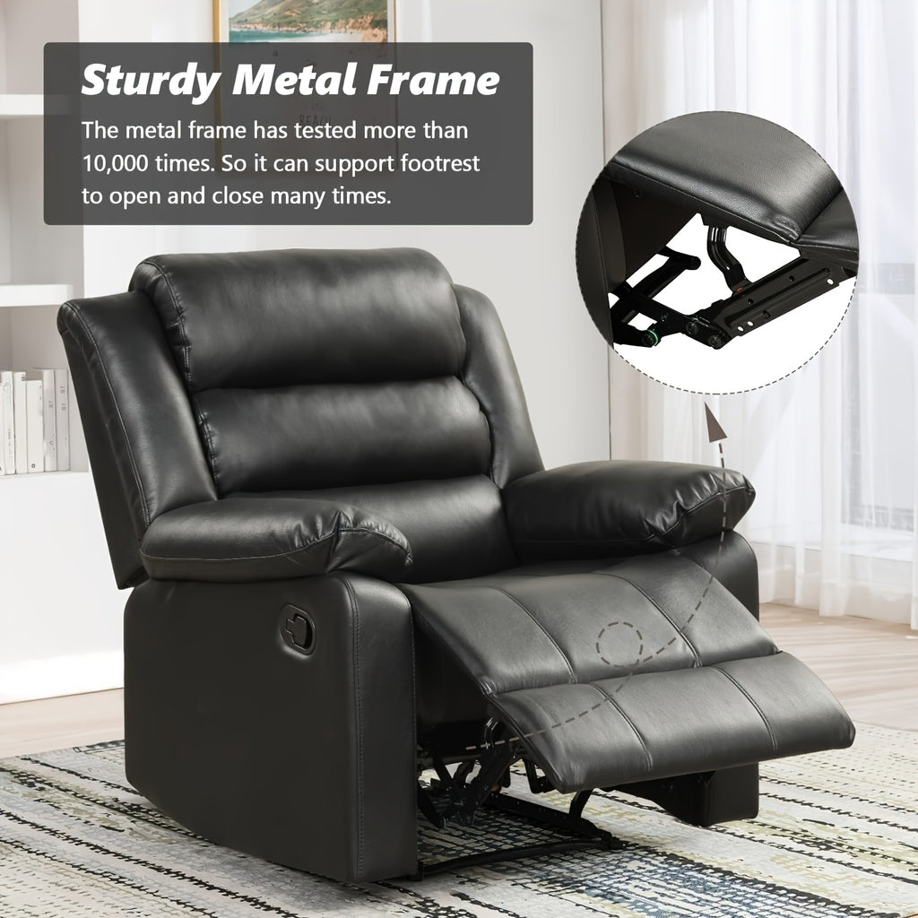 black recliner chair   arm back breathable   - Temu
