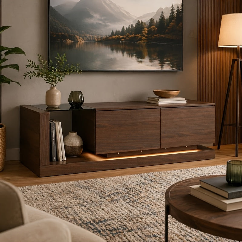 59 1 w modern coffee table adjustable led lights center - Temu