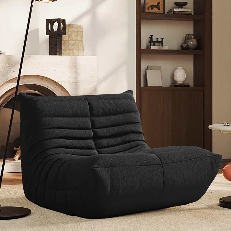 contemporary armless floor lounge chair bean bag chair - Temu