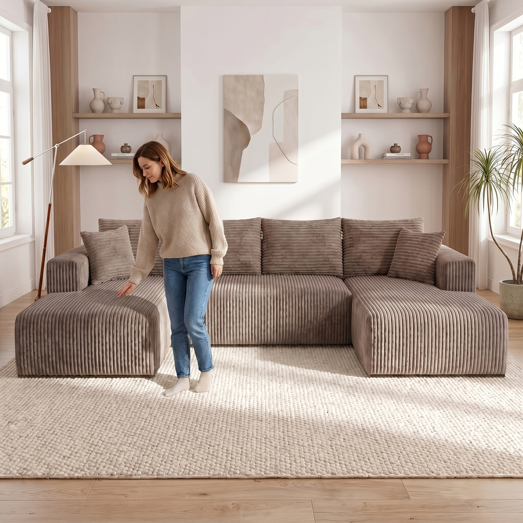 1pc u shaped frameless convertible sofa bed suitable living - Temu