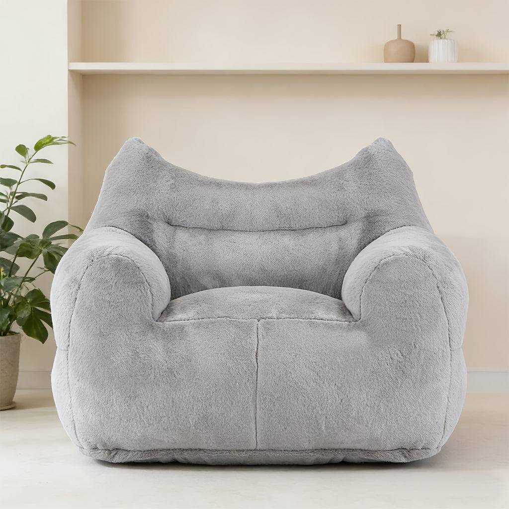 bag chair oversized faux fur lounge chair - Temu