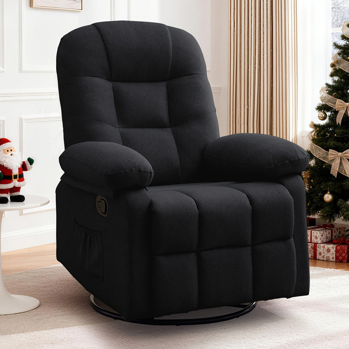 apartment single chair   360 rotating rocking chair - Temu
