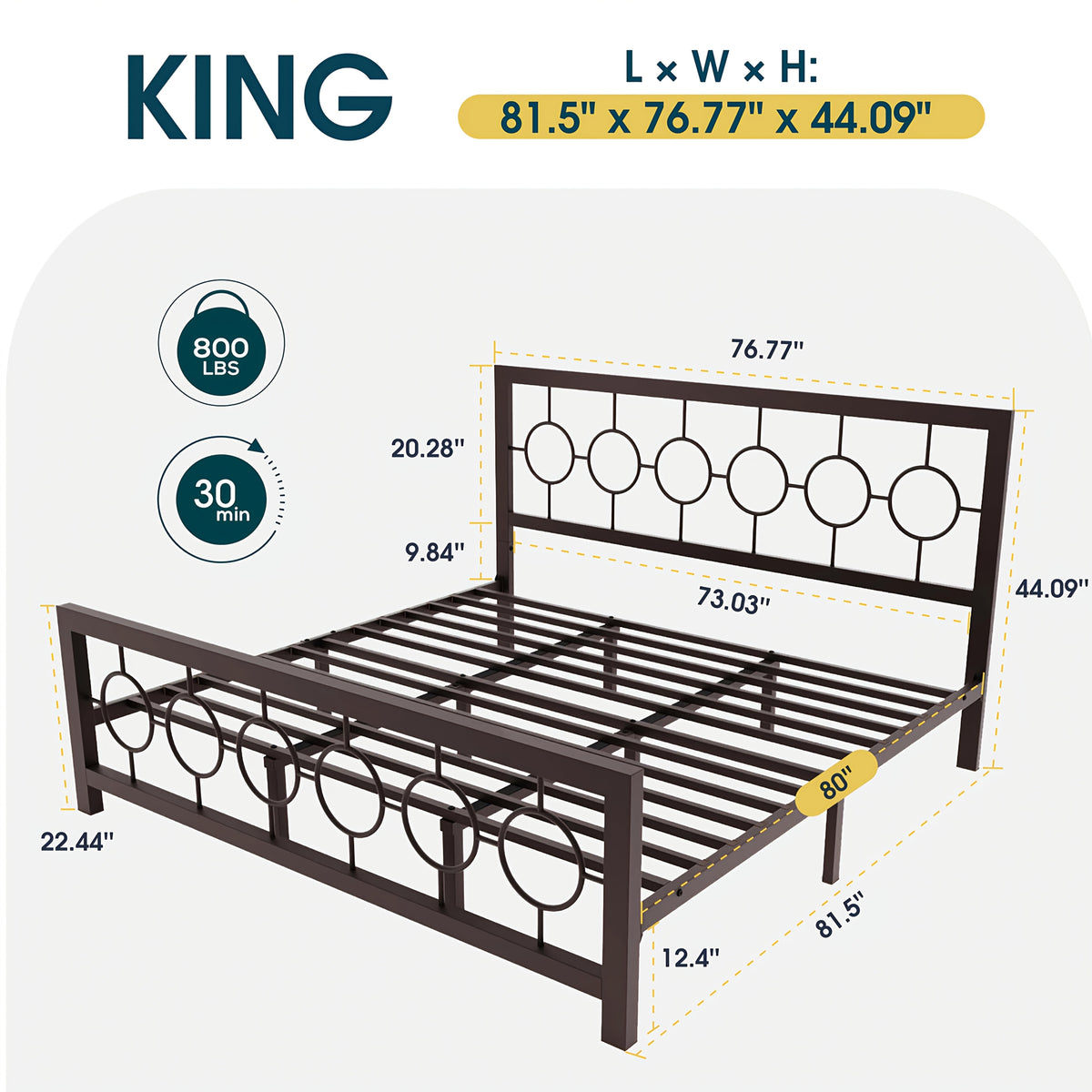 metal bed frame vintage   headboard - Temu