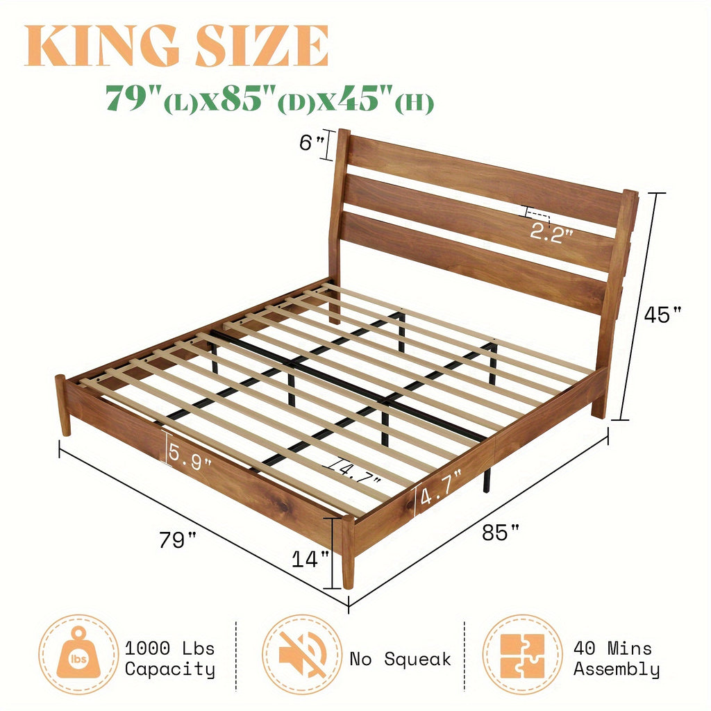 solid wood bed frame   century platform bed reclining - Temu
