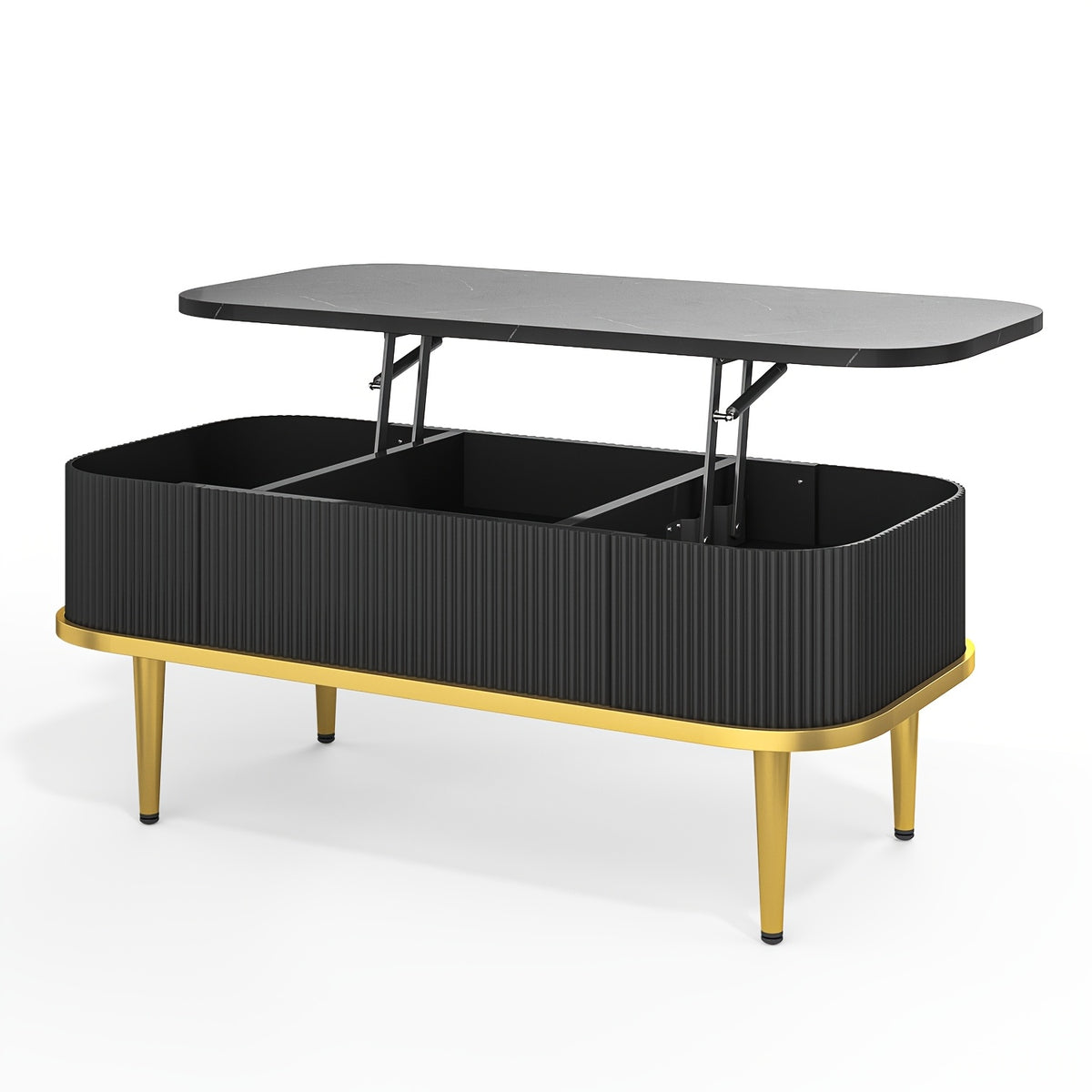 lift top coffee table modern oval coffee table living - Temu