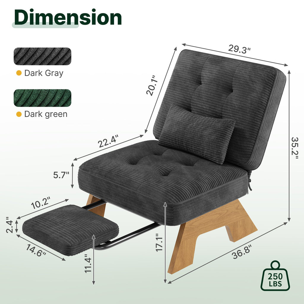 modern accent chair   lounge chair 3 level adjustable - Temu