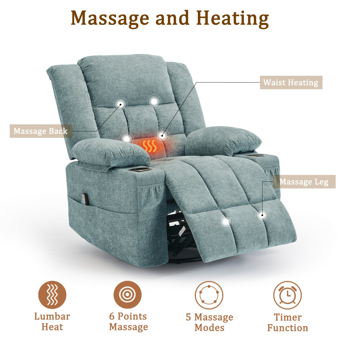 personal care home massage chair 360 rotation massage - Temu