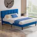 modern upholstered platform bed frame adjustable fabric - Temu