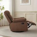 corduroy swivel rocking recliner chair manually adjustable - Temu