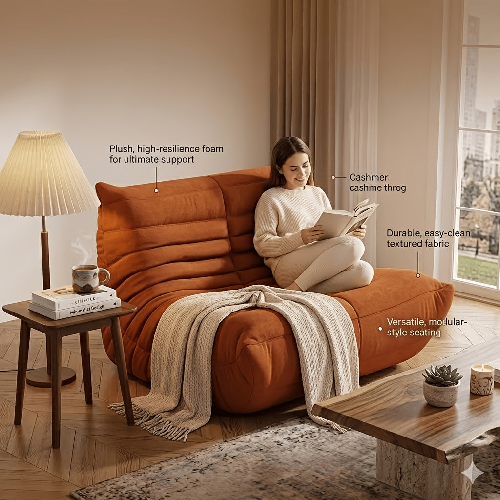 armless floor lounge chair sofa bean bag fireplace chair - Temu