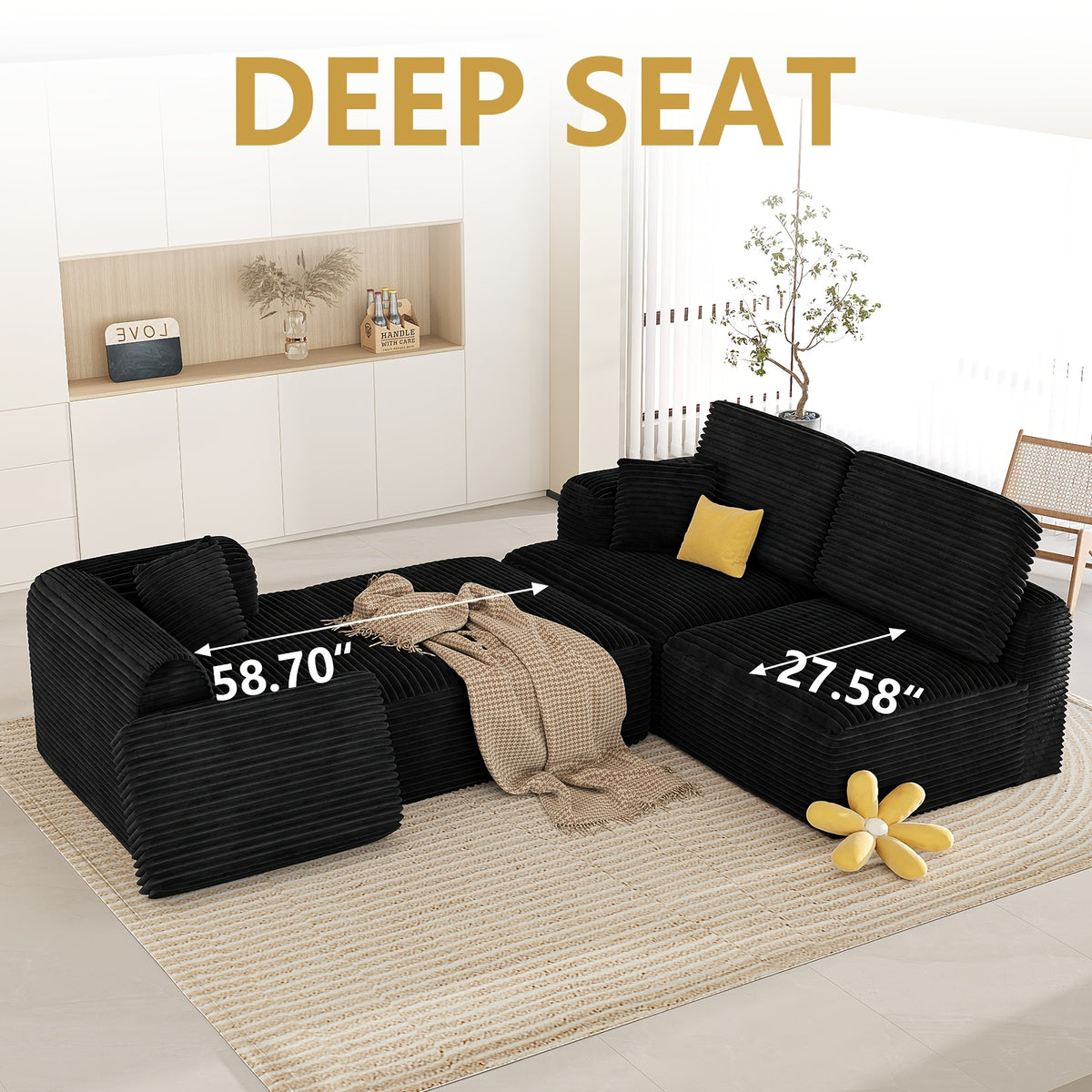 106 inch living room sofa boneless living room sofa - Temu