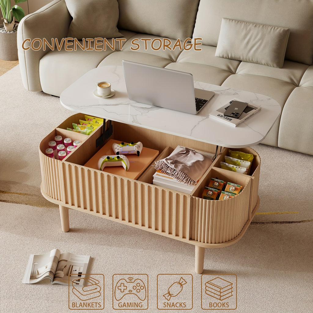 40 inch lift top coffee table featuring storage a   - Temu