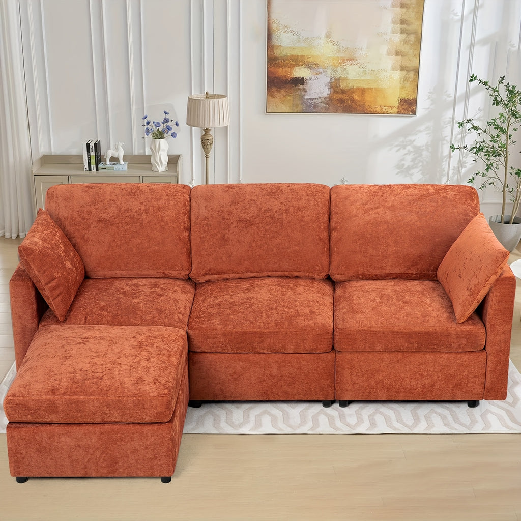 84 inch chenille modular sectional sofa movable - Temu