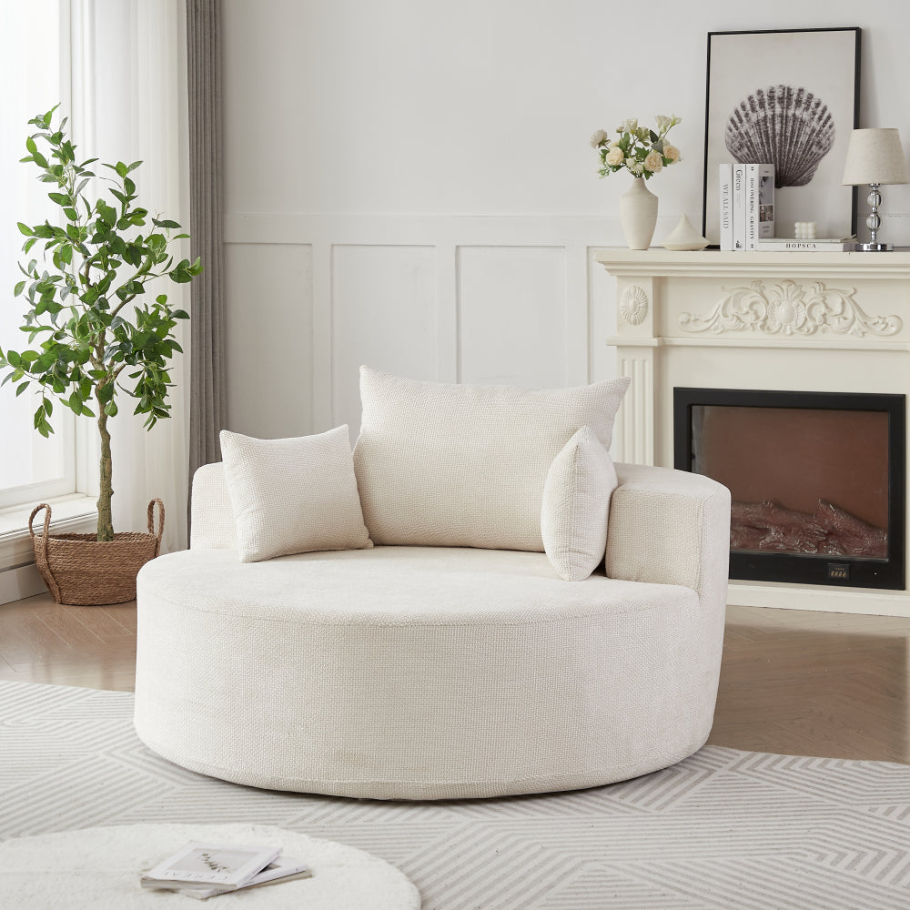 55l chenille sponge single sofa no   fluffy - Temu