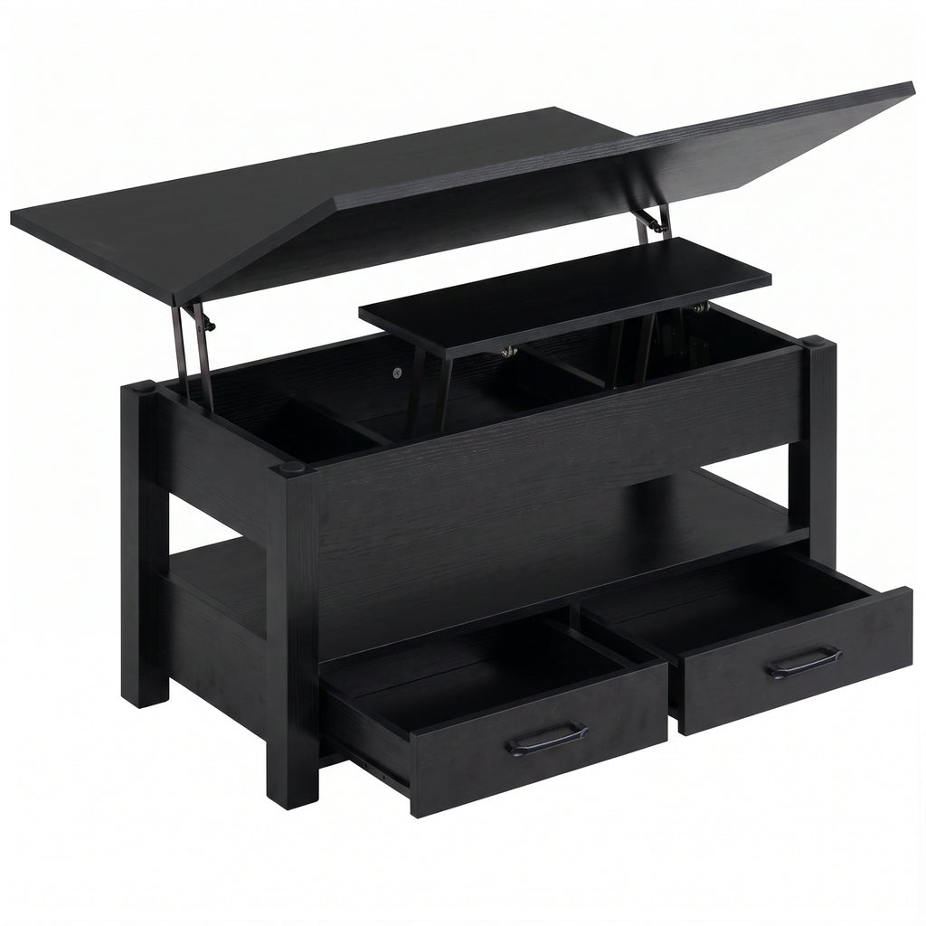 lift top coffee table convertible coffee table drawers - Temu