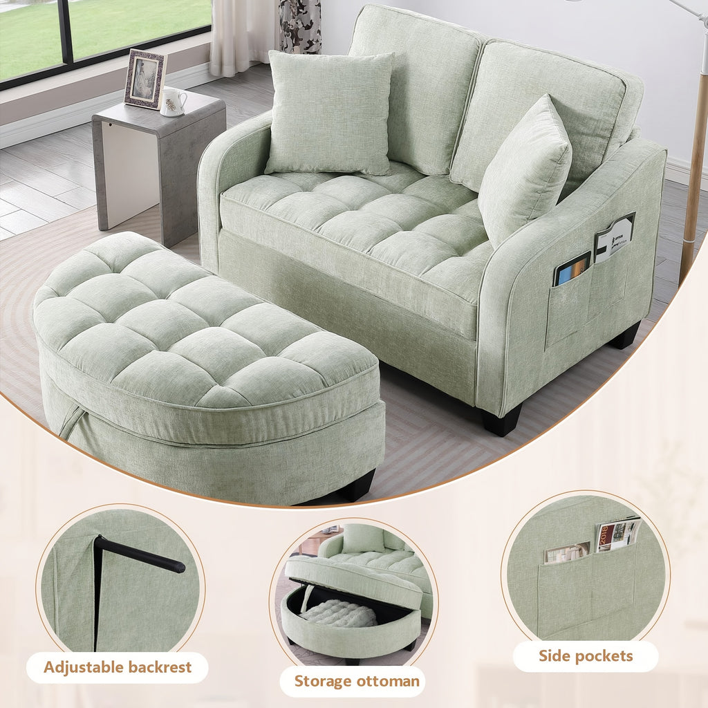 double sofa double sofa chaise longue irregular armrests - Temu