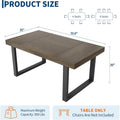 70 8 rustic farmhouse dining table 6 8 kitchen table metal - Temu