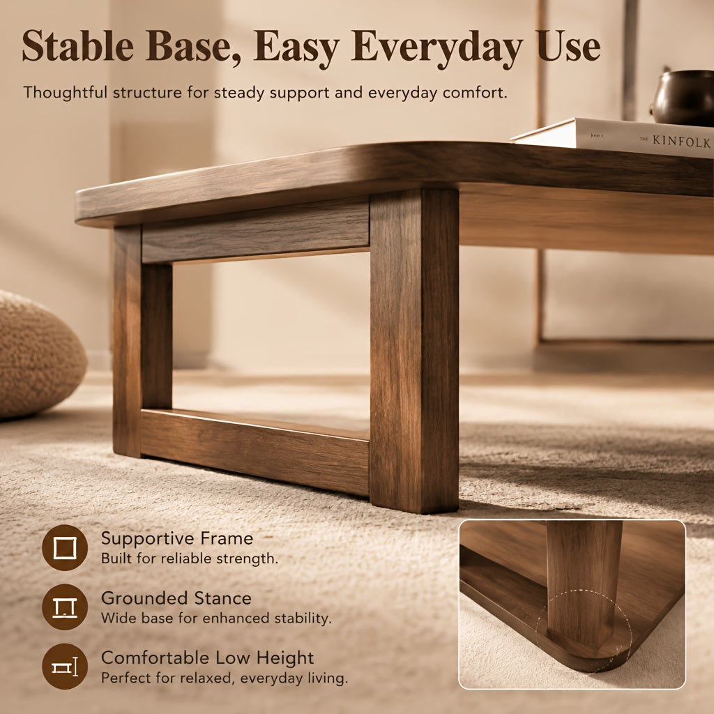 rounded corner reinforced small tea table multifunctional - Temu