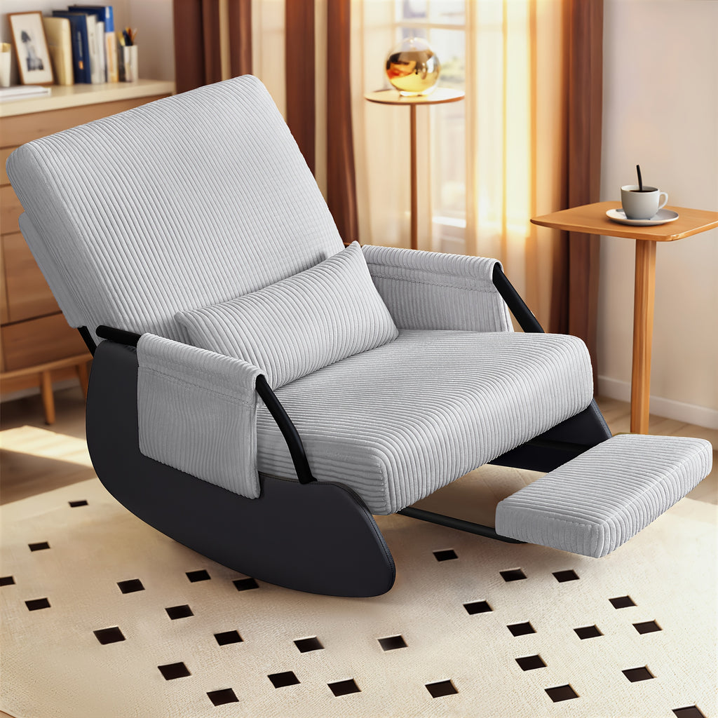 corduroy rocking chair footrest cover washable - Temu