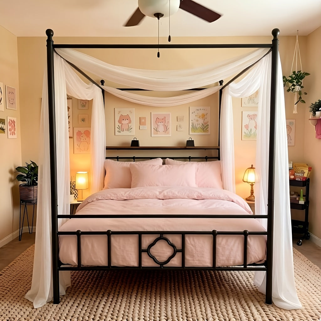 queen full twin size bed frame storage headboard - Temu