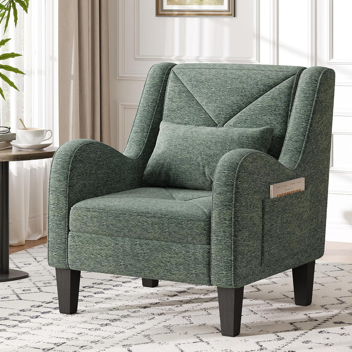 single chair in living room suitable living room bedroom - Temu