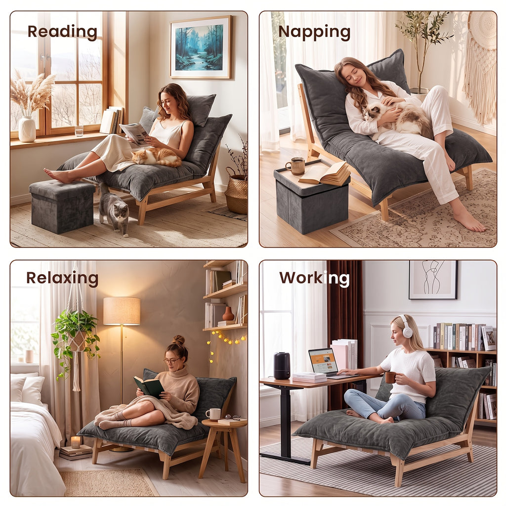 giant lounge accent chair reading living room chair big - Temu