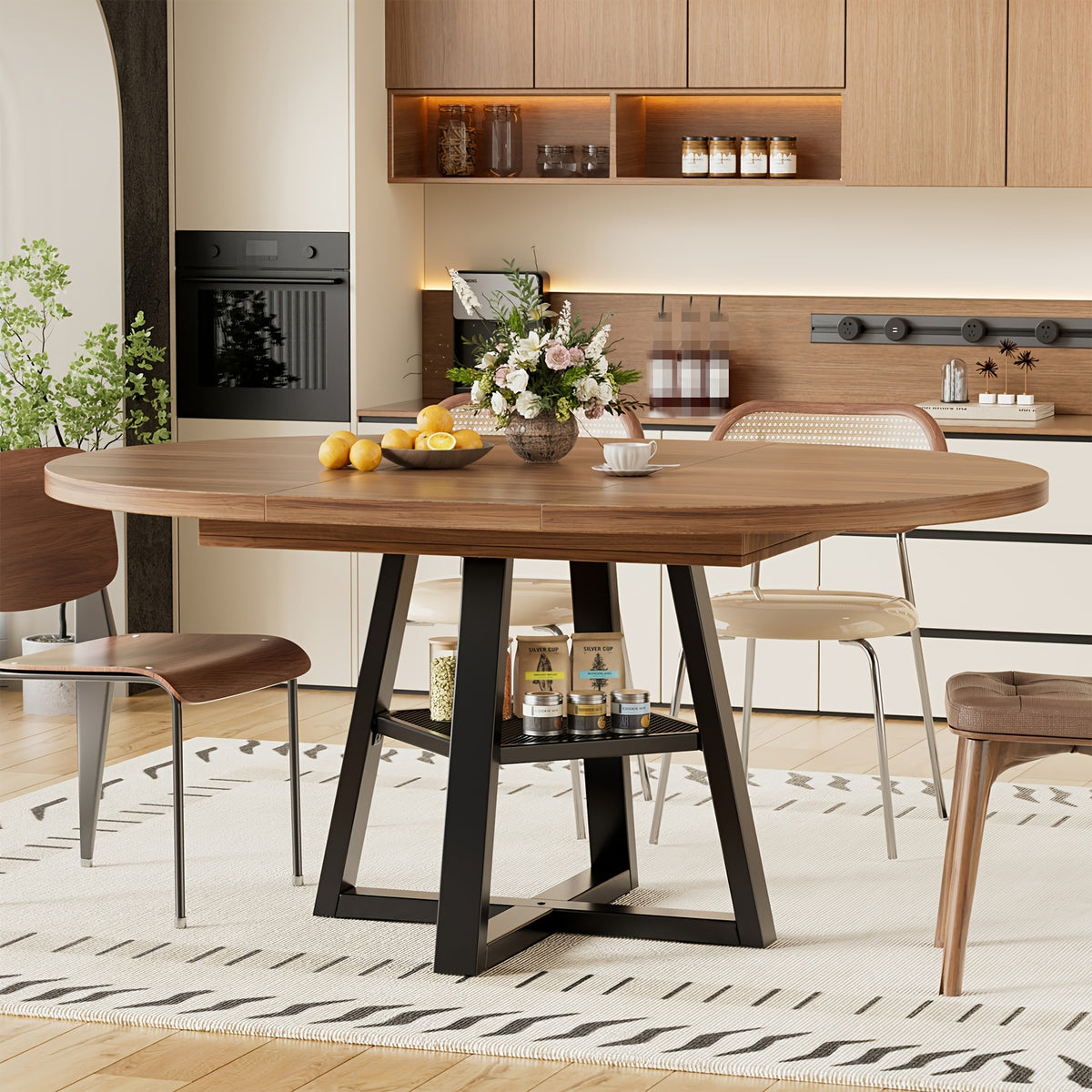 contemporary expandable   table 43 59 inch - Temu