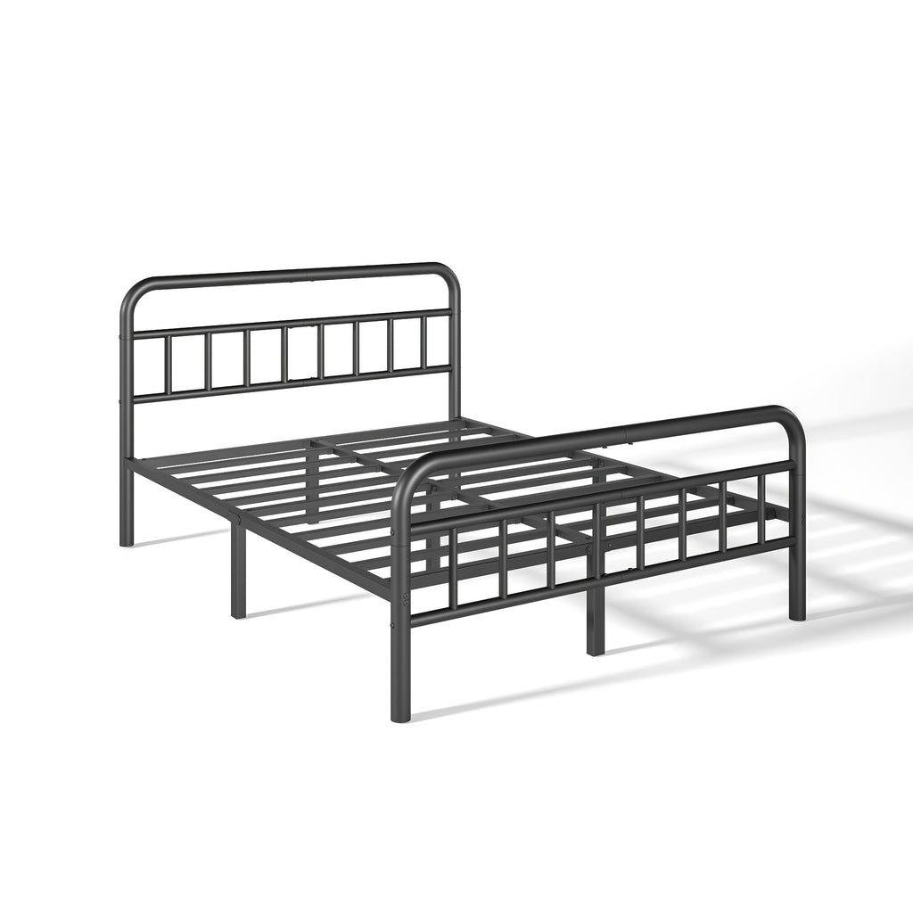 14 metal bed frames   spring needed platform bed noise - Temu