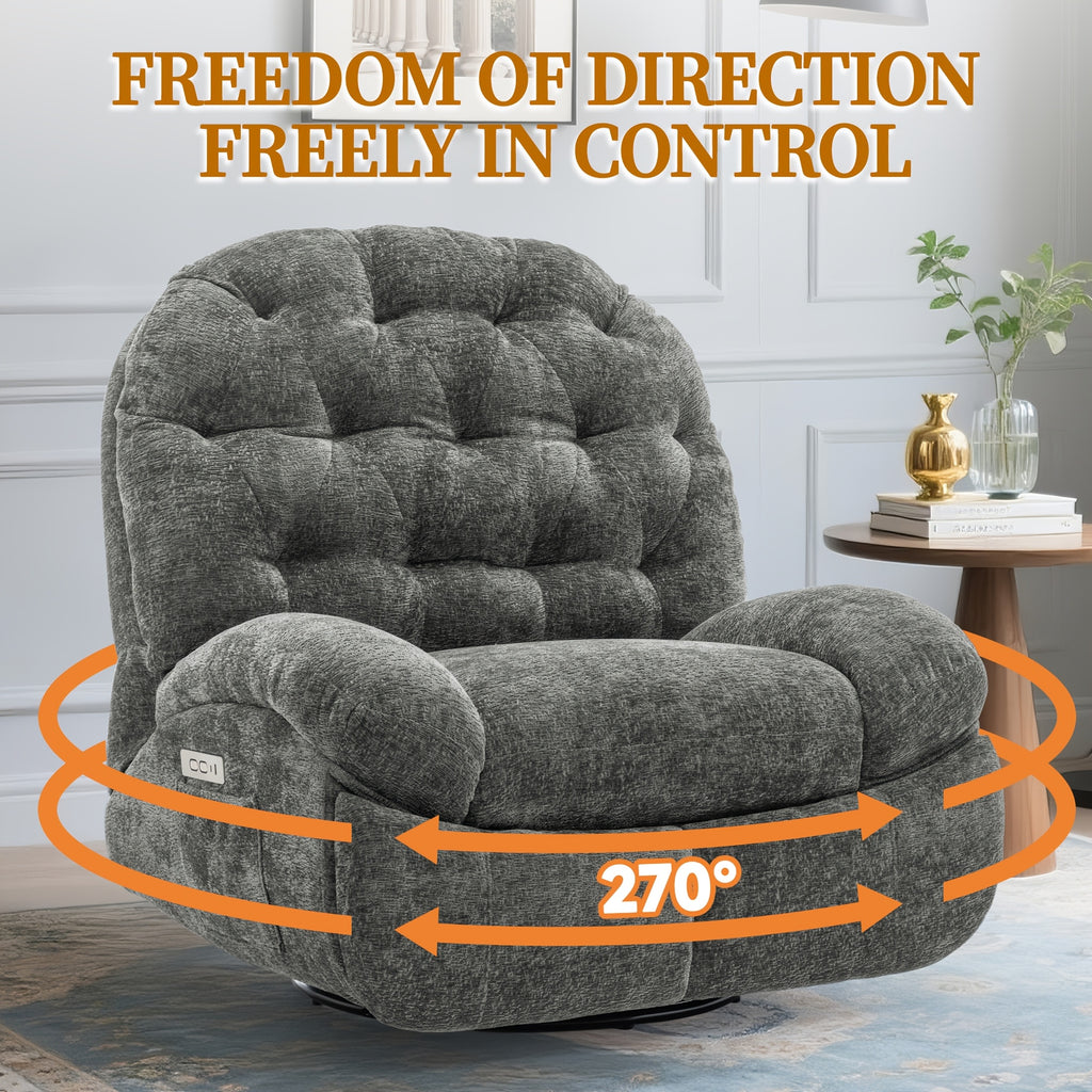 single rocking chair living room recliner chair usb type c - Temu