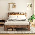 full queen king size platform bed frame storage - Temu