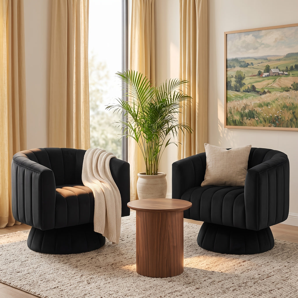 360 swivel   accent chair   century tufted velvet - Temu
