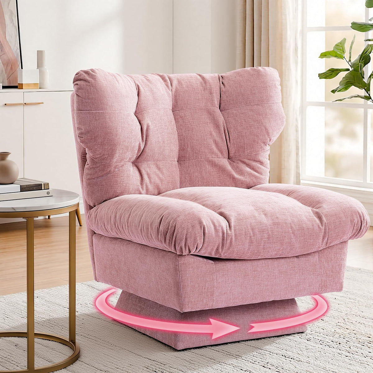 accent chair 360 comfy modern sofa chair oversize   8 - Temu