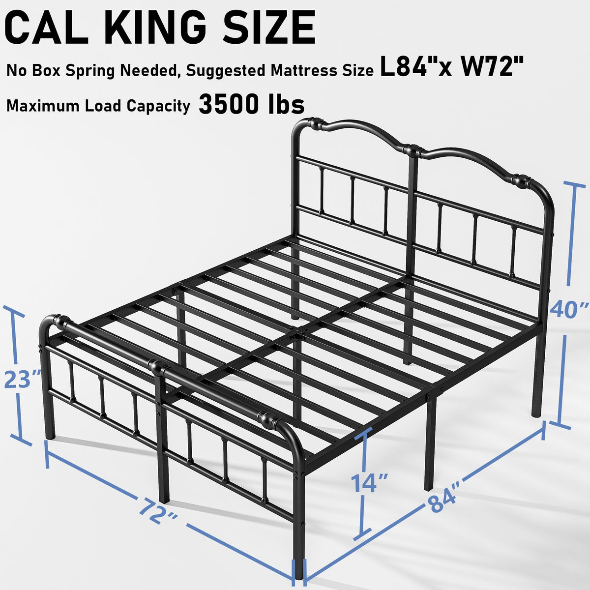 bed frame headboard footboard vintage style steel - Temu