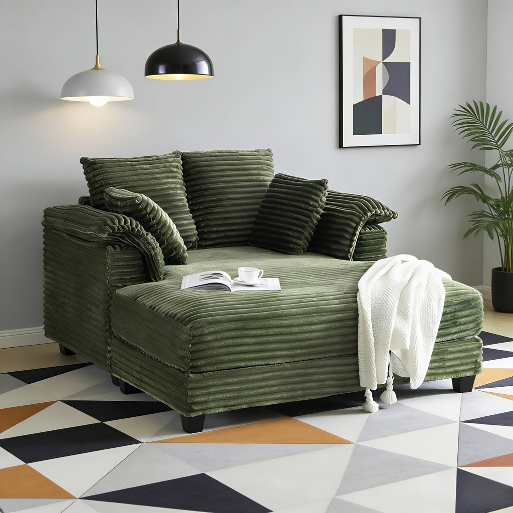 56 oversized corduroy sofa bed recliner sleeper - Temu