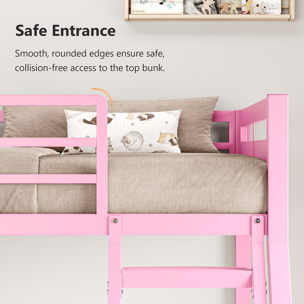 bunk bed twin full heavy duty metal bunkbeds full length - Temu