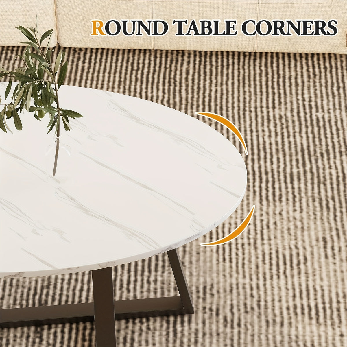oval coffee table   living room table modern - Temu