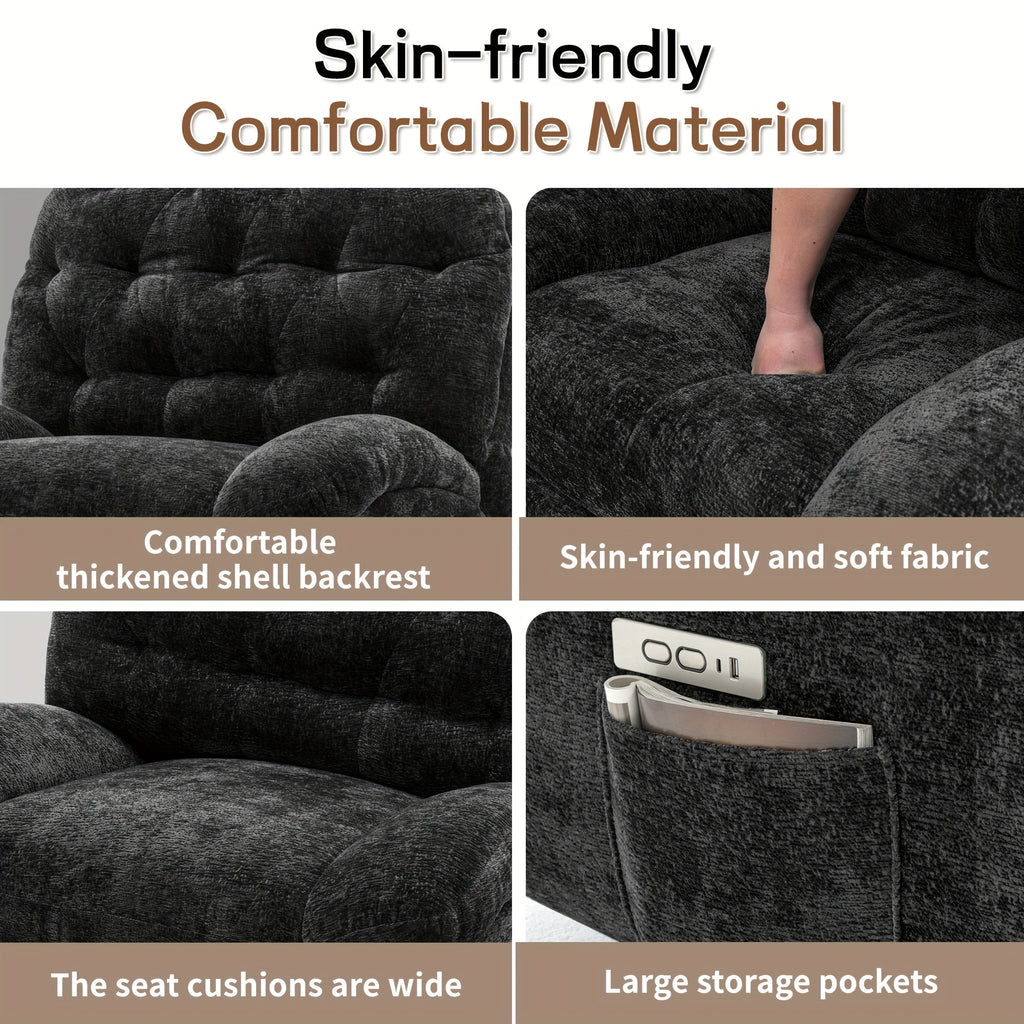 living room swivel recliner   recliner usb - Temu