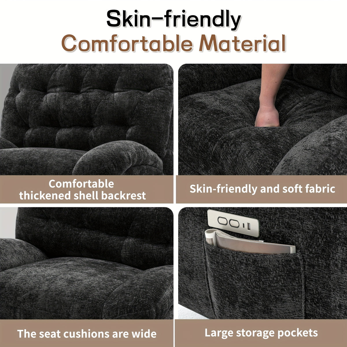 living room swivel recliner   recliner usb - Temu