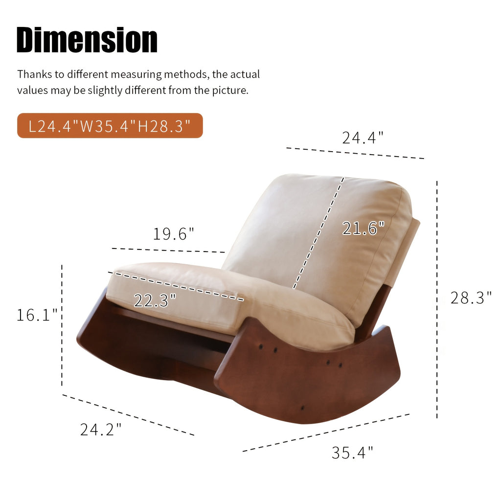 solid wood rocking lazy sofa antique style suitable - Temu