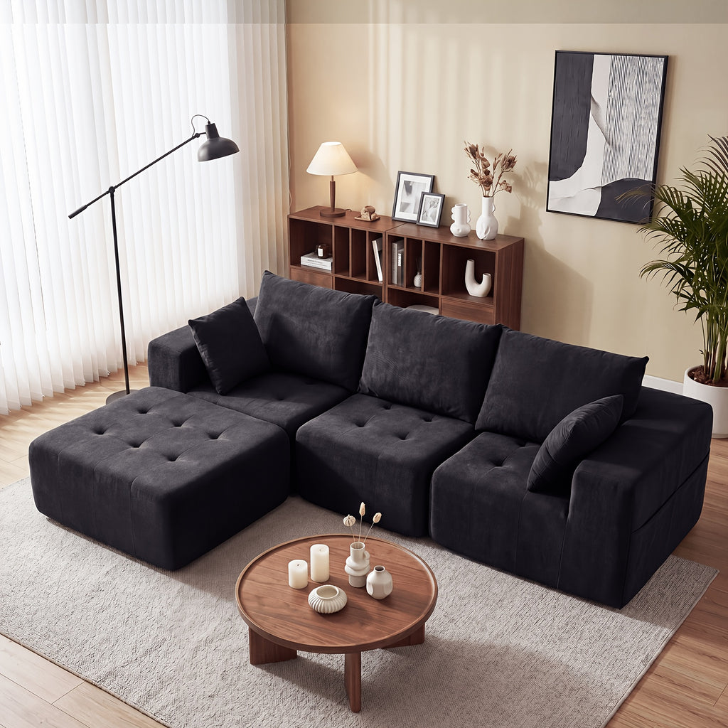 130 oversized cloud sectional couches convertible l u shape - Temu
