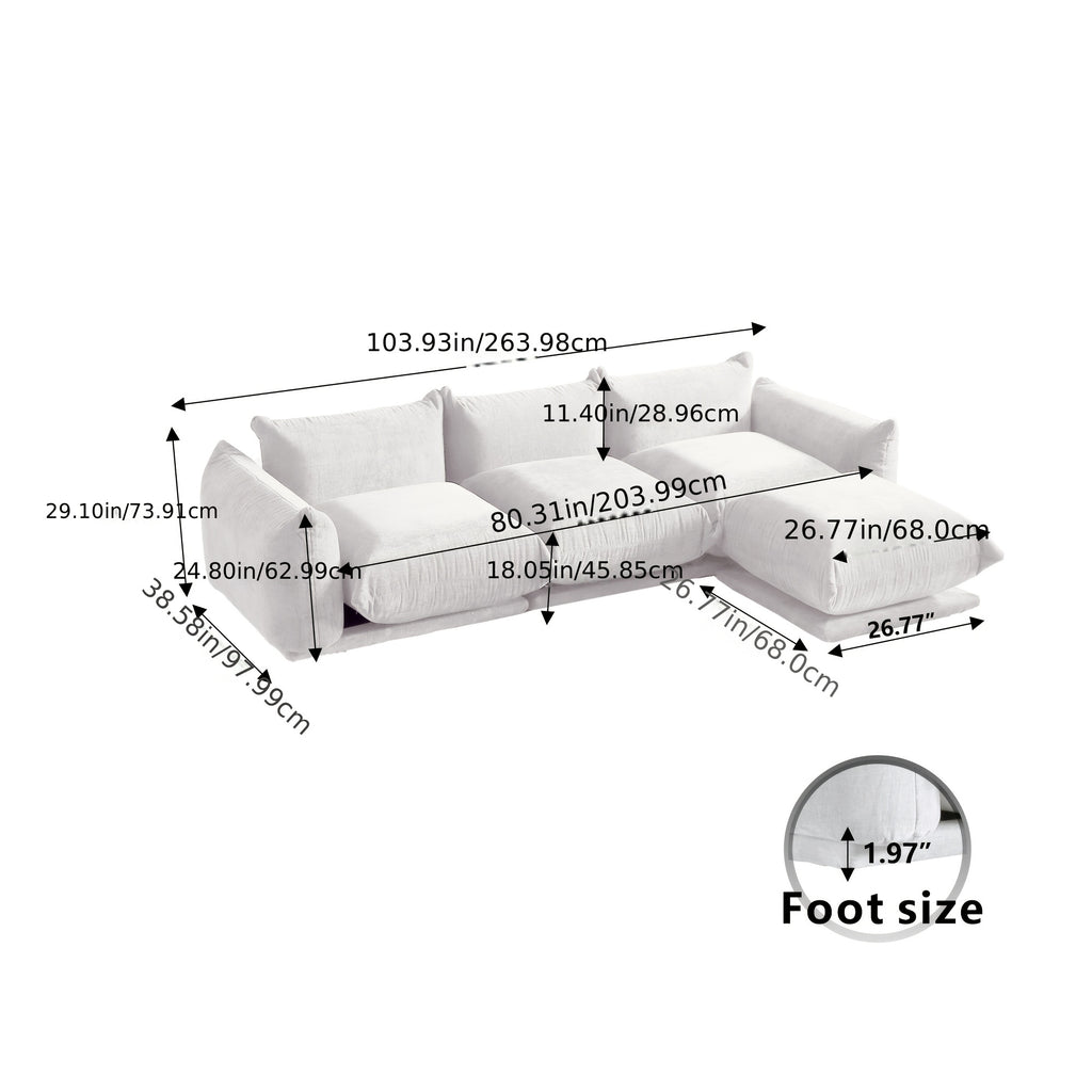 modular sofas couches l shaped sectional sofa chenille - Temu