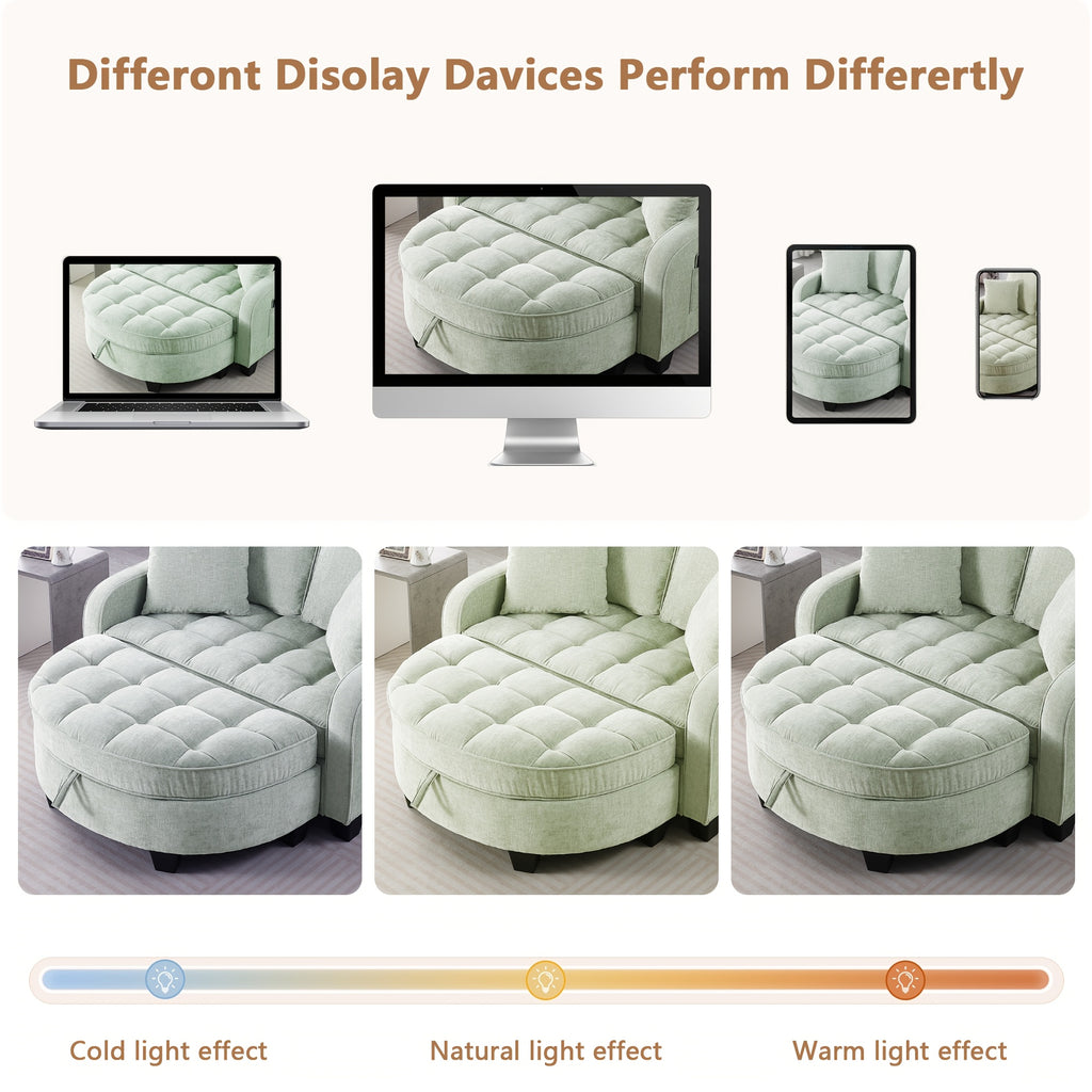 double sofa double sofa chaise longue irregular armrests - Temu