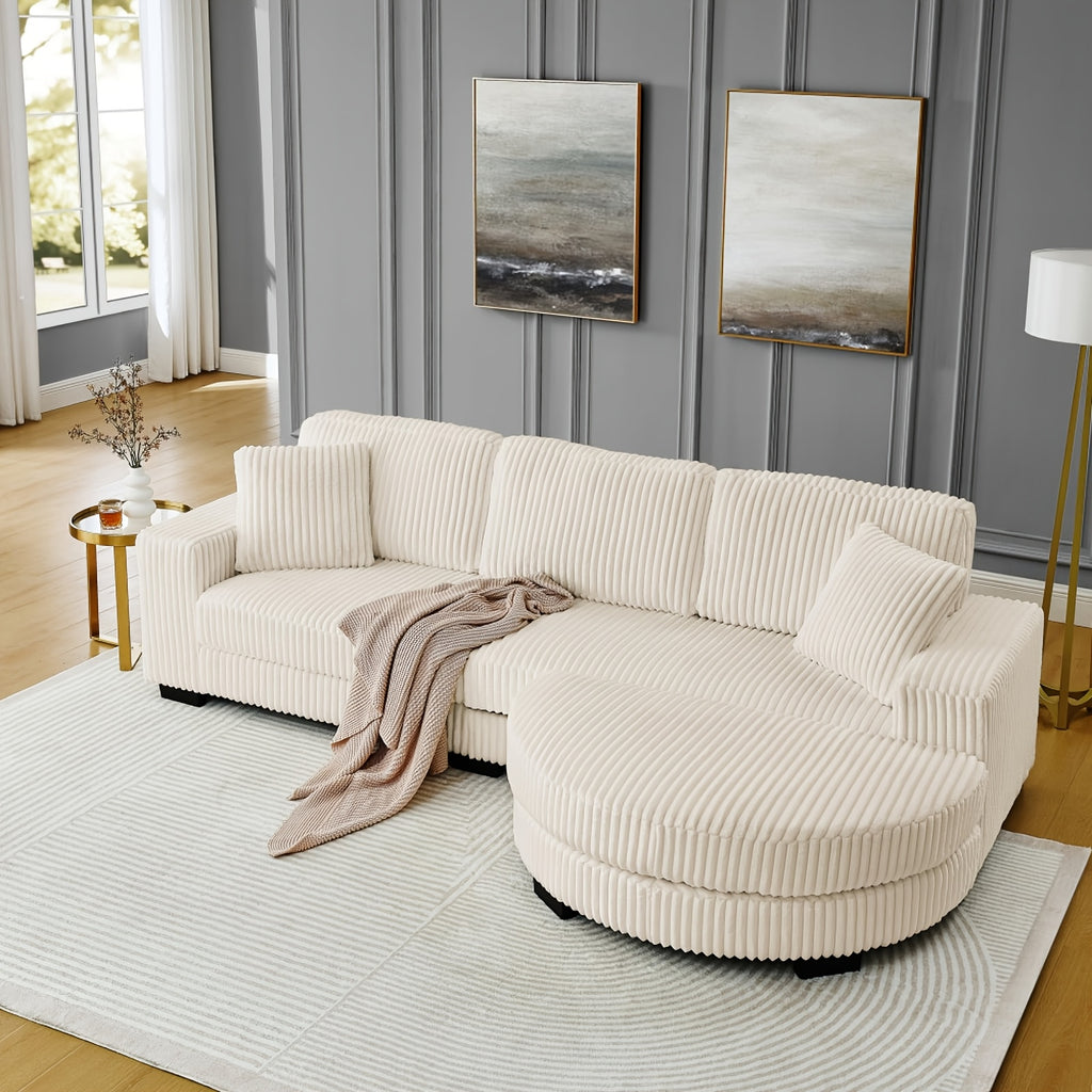 110 inch extra large modular sectional sofa featuring plush - Temu
