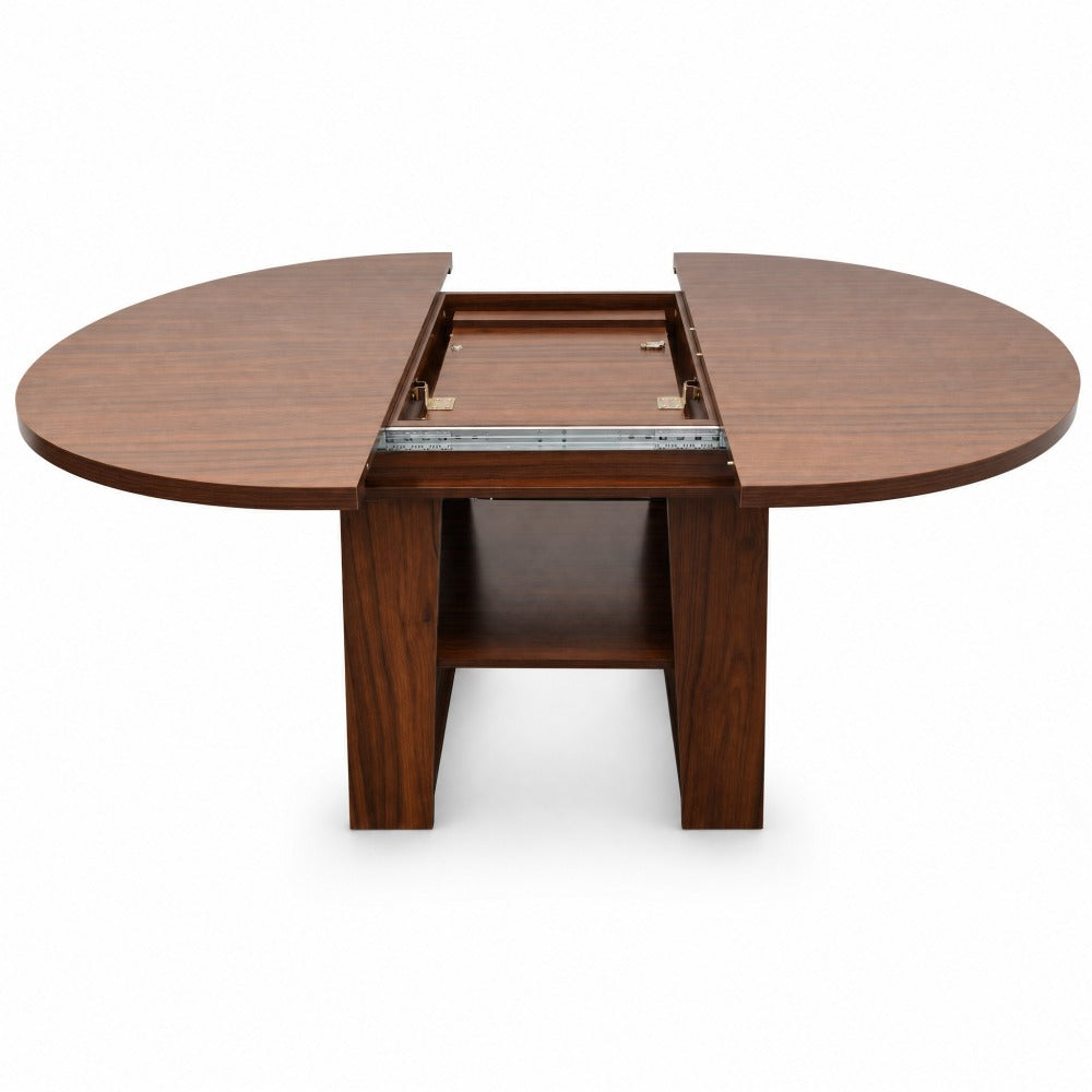 43 3 59 extendable round dining table 4   oval kitchen - Temu